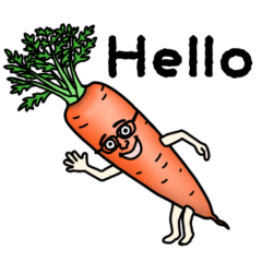 Nice Vegetable Stickers (English)