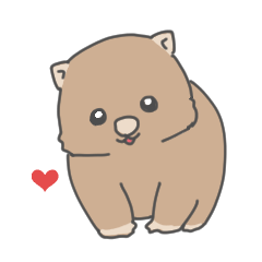 cute wombat stickers
