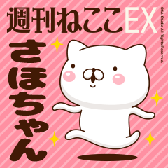 "Saho-chan" Name sticker Feature 2