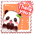 Stickers with Panda pattern