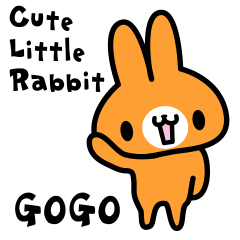 cute little rabbits GOGO English version