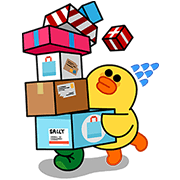 LINE Characters: Shopping Girls