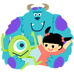 Cuddly Monsters Inc Line Stickers Line Store Cuddly Monsters Inc Line Stickers Line Store