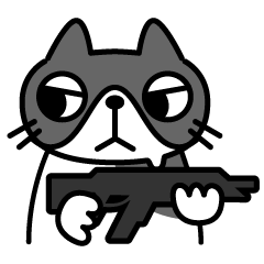 FPS Gaming Cat Sticker