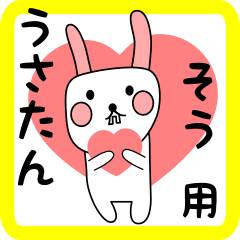 そう用 シロウサけいたん
