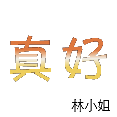 林先生小姐姓氏名字專屬大字姓名貼115
