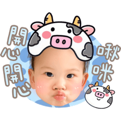 家裡養了一頭小萌牛