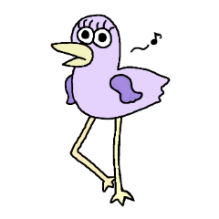 Long-legged bird