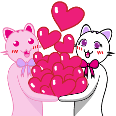 Magic ribbon cat story(lover Love Story)