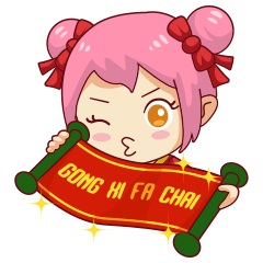 Chibi Girl Imlek - Chinese New Year