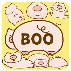 cute pig stamp BOOSHI