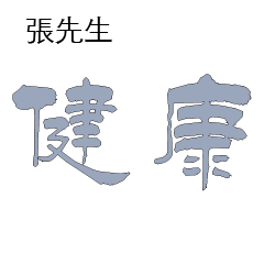 Last Name Miss Mr Ms Zhang Chang 207