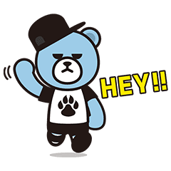 Krunk A K A Yg Bear Line Stickers Line Store