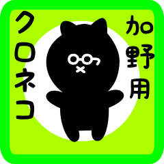 black cat sticker for kano