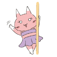 Pole dance cat_Resale
