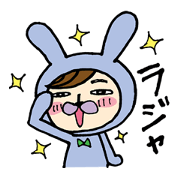Rabbit Takako sticker