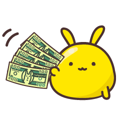 A living good luck charm - Bunny Sticker