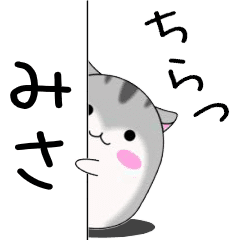 Move!Misa designated name Sticker