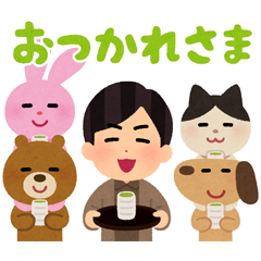 Irasutoya×Hiroshi Kamiya Voice Stickers