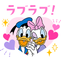 【日文版】Donald & Daisy Couples Stickers