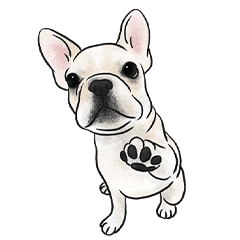 frenchie1 sticker (revised)