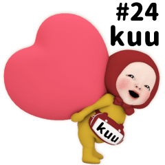 Red Towel #24 [kuu_el] Name Sticker