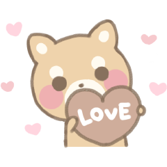 Shiba Inu Love Love Valentine&White Day