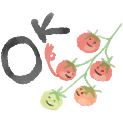 简单和水果的日常邮票（夏季蔬菜版）