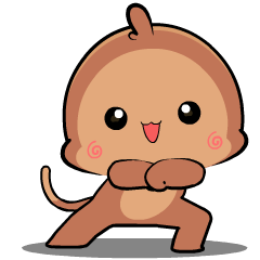 Little monkey 2 (ID) : Animated