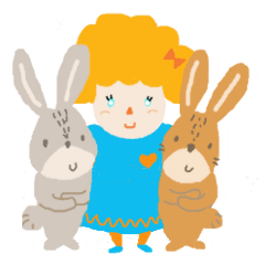Princess and rabbit