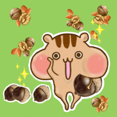 so cute squirrel sticker part6