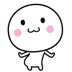 Animation of white thing (happy)(thai)