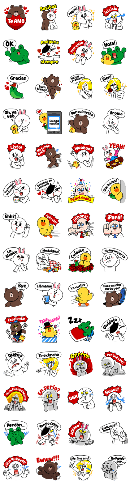 LINE Characters: Between Friends