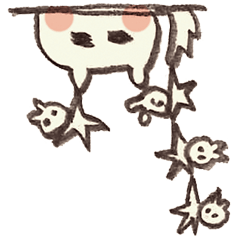 Bear and Stuffed Sticker 2