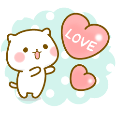 poyoneko love love stickers. Vol.01