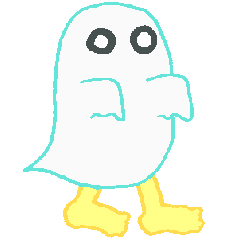 Ghost with legs.