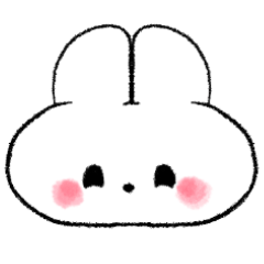 Loose rabbit sticker by kcy