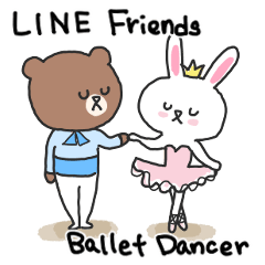 Ballet dancer of LINE Friends