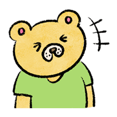 The off-work bear: LINE Characters I