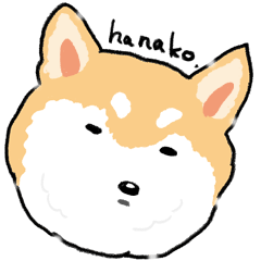 hanakos Shiba dog Sticker