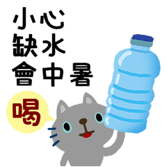 繪本風＊小貓咪＊夏天