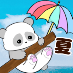 Panda sticker Summer  ver