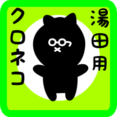 black cat sticker for yuda