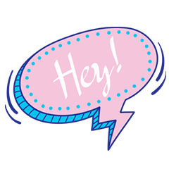 Bubble Speech Sticker