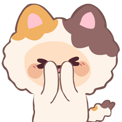 Calico Cat! (Pop-Up Sticker)