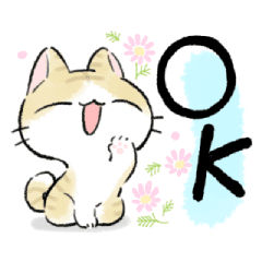 Japanese Cat Sticker -waneko2-