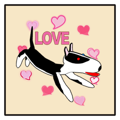 Bull terrier (Love version 1)