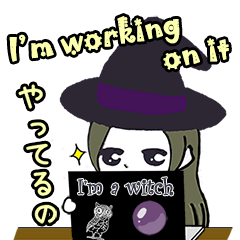 Ghost learners sticker Vivi(Witch) ver