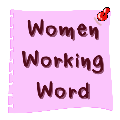 Thai working word for women memo note