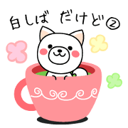White Shiba inu dakedo2